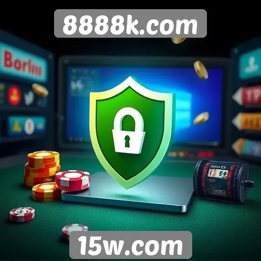 Segurança online em plataformas de jogos como 8888k.com